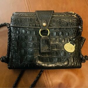 BRAHMIN Black Mojito Crossbody (imperfect)